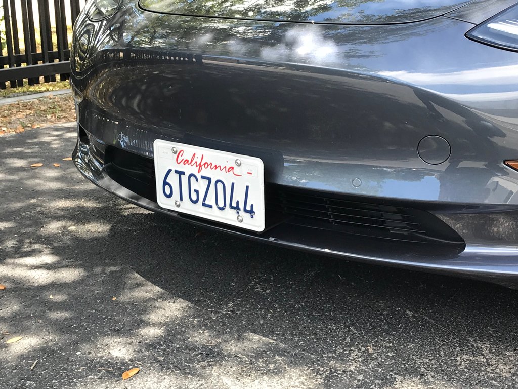 License plate brackets for cars